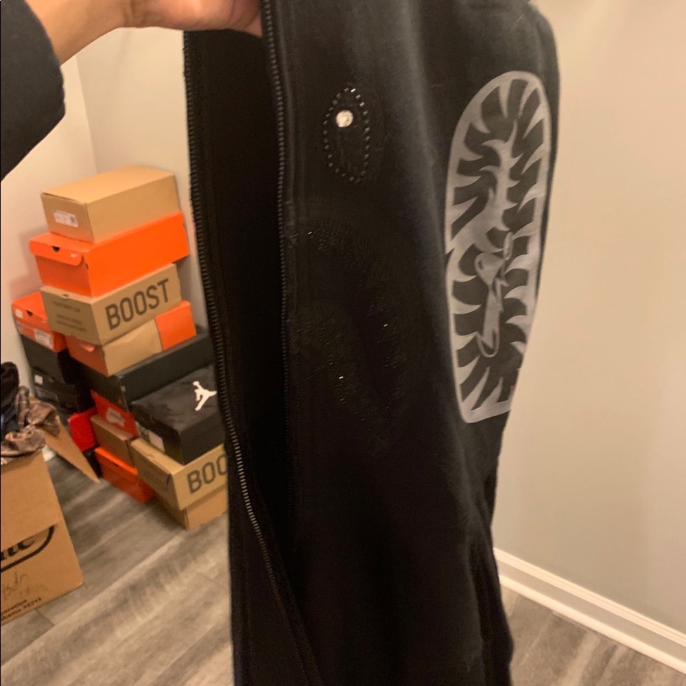 Bape hoodie 10th  anniversary crystal (black ) - Picture 8 of 8